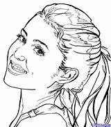Ariana Grande Coloring Pages Celebrity Drawing Colouring Cyrus Miley Printable Print Drawings Colorings Outline Color Getdrawings Step Getcolorings Beautiful Adults sketch template