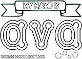 Coloring Name Pages Printable Names Create Ava Own Bubble Letters Custom Say Print Girls Make Color Sheets Getcolorings Bunny Jessica sketch template