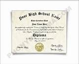 Photos of Free Fake High School Diploma
