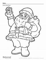 Christmas Coloring Santa Printables Activities Navigation sketch template
