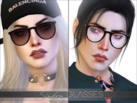 The Sims Resource Sindra Glasses By Pralinesims • Sims 4 Downloads