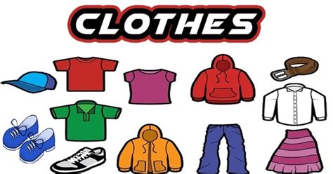 types  clothing
