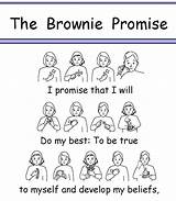 Language Sign Promise Brownie Girl Brownies Scout Bsl Guides British Activities Daisy Scouts Law Badges Badge Rainbow Guide Meeting Girlguiding sketch template