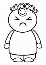 Angry Coloring Pages Large sketch template