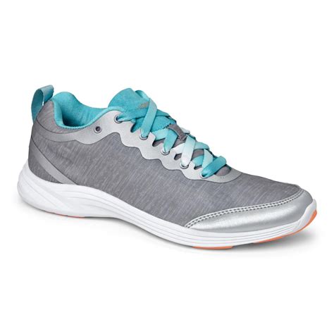 vionic  orthaheel technology agile fyn womens athletic sneakers light grey clothing
