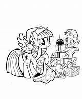 Coloring Pages Christmas Pony Little Horse Colouring Cute Adult Gamesmylittlepony sketch template