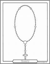 Rosary Coloring Pages Kids Catholic Prayer Mysteries Print Beads Praying Color Holy Cards Catechism Bead Printable Colour Guide Joyful Tattoo sketch template