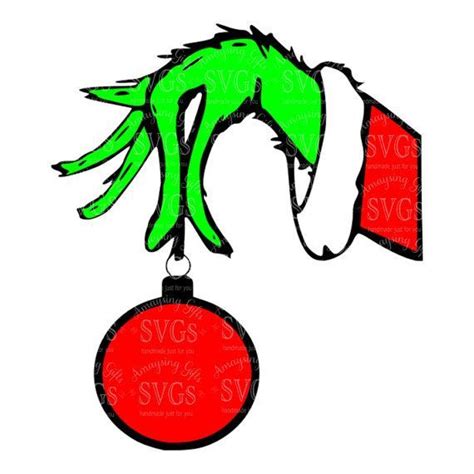 image result  grinch hand holding ornament clipart grinch hands