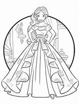 Elena Avalor Coloring Pages sketch template