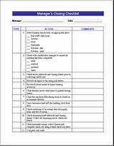 Supervisor Training Checklist Photos
