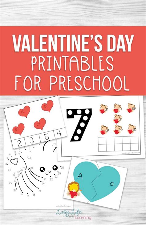 preschool valentines day printables printable templates