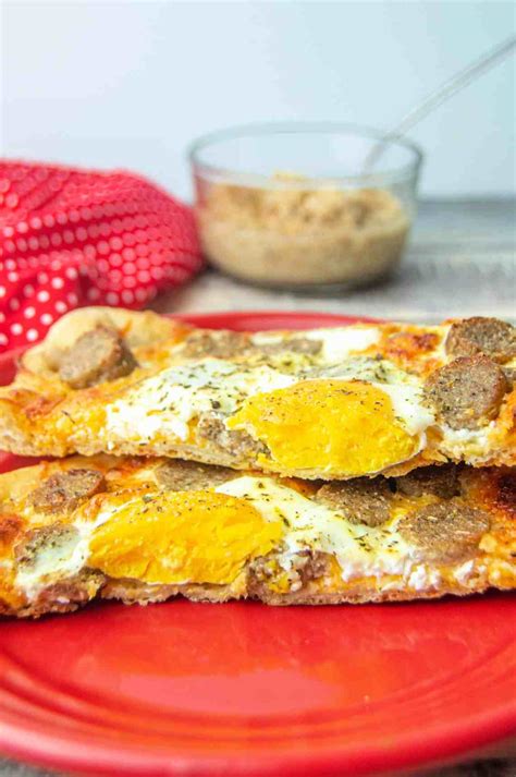 easy homemade sausage breakfast pizza recipe home fresh ideas