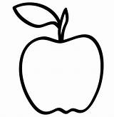 Apple Template Printable Drawing Coloring Templates Preschool Simple Outline Clipart Pages Mac Sketch Iphone Apples Getdrawings Fruit Cliparts Clip Print sketch template