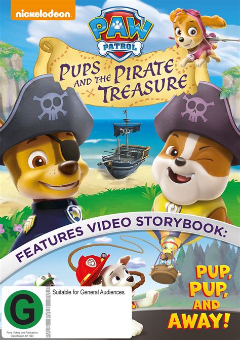 Paw Patrol Pups And The Pirate Treasure Dvd In Stock