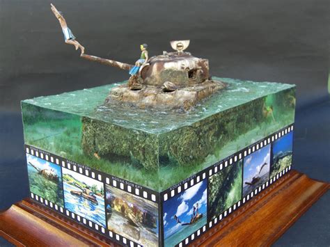 modellours workshop saipan beach tank diorama   day