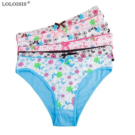 loloisis women underwear women floral print sexy panties cute underwear