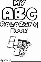 Coloring Abc Letters Book Alphabet Inspirations Little Pages Printable Printables Front Books Week sketch template