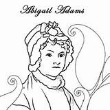 Abigail Adams Coloring Pages Surfnetkids sketch template