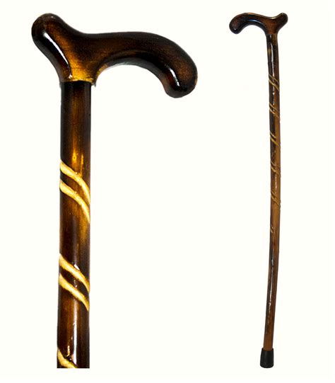 rms wood cane  natural wood walking stick handcrafted wooden offset cane  men  women
