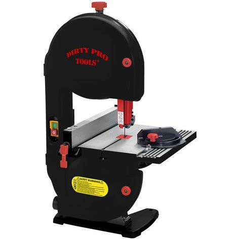 dirty pro tools professional band   motor mm cutting width table  bandsaw bench