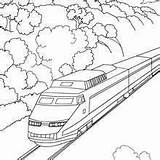 Train Zug Ausmalbilder Mandala Tren Malen Trenes Berglandschaft Eurostar Hellokids Coloriage Travelling Rail Graffiti Scenery Estacionados Passenger Eisenbahn Vorlage sketch template