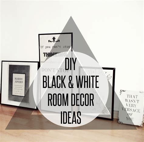 diy black white fashion room decor venetia kamara