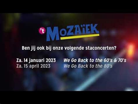 staconcerten bij theater  mozaiek  wijchen youtube