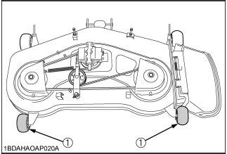 belt broke   kubota model rckgr mower deck    gr  find  diagram