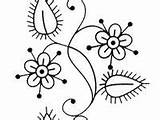Coloring Embroidery Pages sketch template