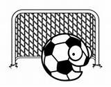 Coloring Ball Goal Arcade Machine Coloringcrew Football Big Dibujo sketch template