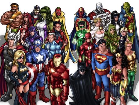 17 Parecidos Razonables Entre Superhéroes De Marvel Y Dc