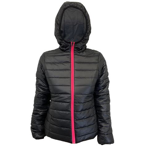 ladies bubble jacket brave soul womens long coat hooded padded quilted