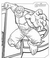 Coloring Hulk Pages Cartoon Print sketch template