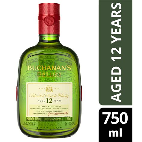 buchanans deluxe aged  years blended scotch whisky special pack  ml walmartcom
