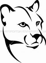 Cougar Nittany Greatdanegraphics Fichier Getdrawings Panther Youngandtae Agrandir sketch template