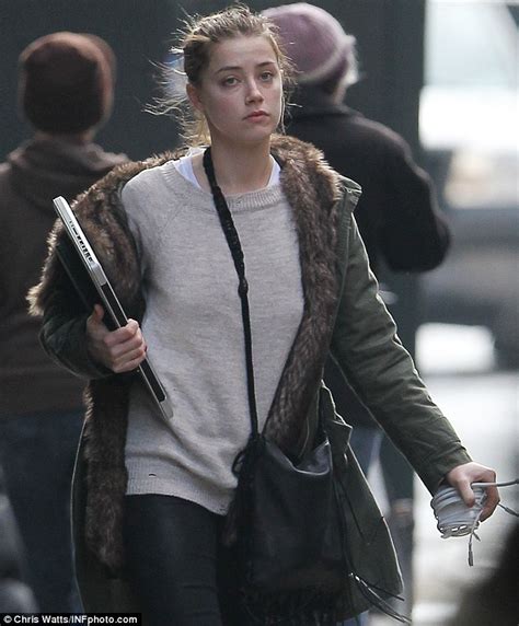 Amber Heard Looks Exhausted As She Steps Out Before Another Day Of