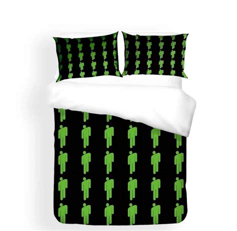 billie eilish theme pattern printed home bedding beds sets mrkoalahome   bedding