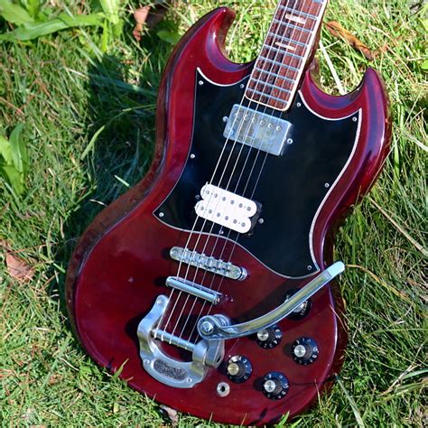 electra 2259 sg 1970s vintage cherry with tremolo and reverb