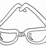 Eyeglasses Coloring Pages Kids Expensive sketch template