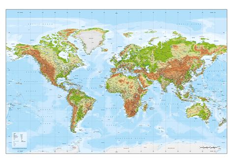world large detailed relief map large detailed relief map map
