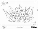 Tinkerbell Amigas Campanilla Childrencoloring Pages sketch template