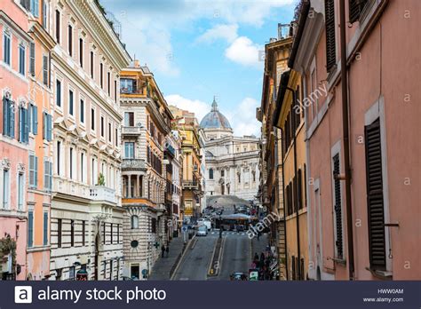 Rome Italy February 3 2017 Street View Of Via Di S