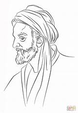 Avicenna Ibn Drawing Coloring Pages Philosophy Sina Printable Supercoloring Getdrawings Sheets sketch template