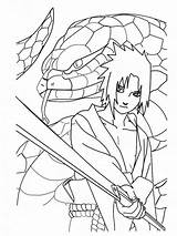 Pages Coloring Naruto Shippuden Printable Color sketch template