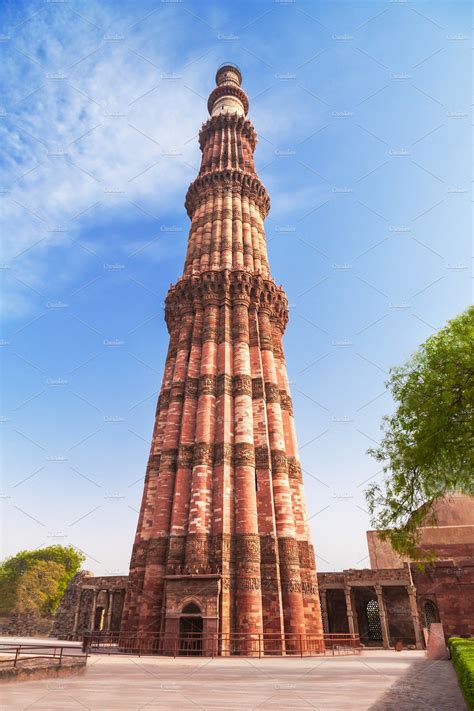 qutub minar high quality architecture stock  creative market