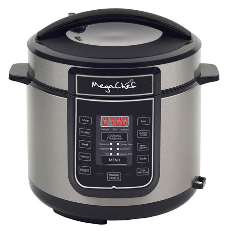 megachef  qt digital pressure cooker   multi functions