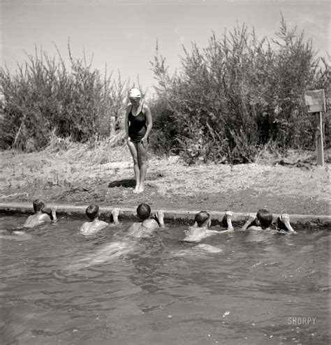 shorpy historical picture archive  swimming lesson  high resolution photo