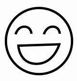 Excited Face Emoji Drawing Coloring Template Laughing Holler Drawings Paintingvalley Templates sketch template