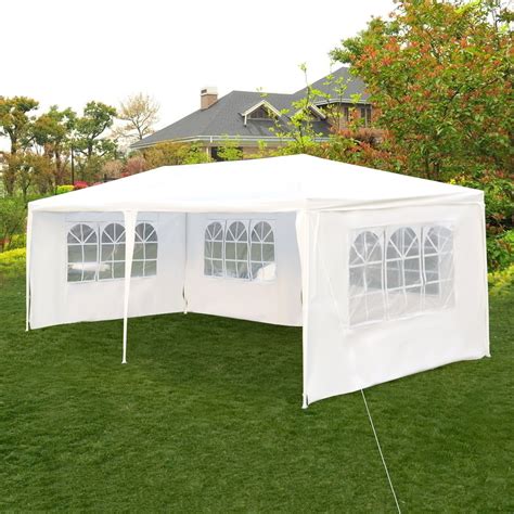 ktaxon  ft party tent outdoor heavy duty gazebo wedding canopy white walmartcom