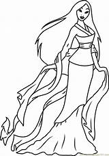 Mulan Coloring Pages Cute Coloringpages101 Kids sketch template